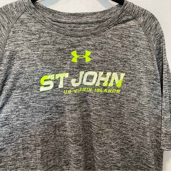 Under Armour Men’s St.John Heat Gear Short Sleeve T Shirt size 2XL - Picture 2 of 5